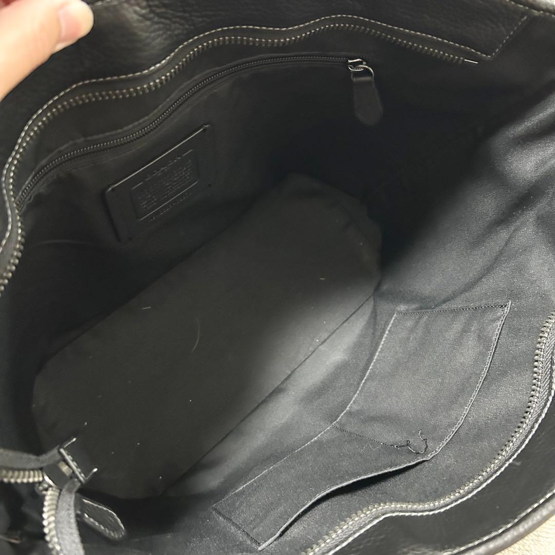 美品　コーチ　サリバントートバッグ　オールレザー　C9876 A4収納　大容量