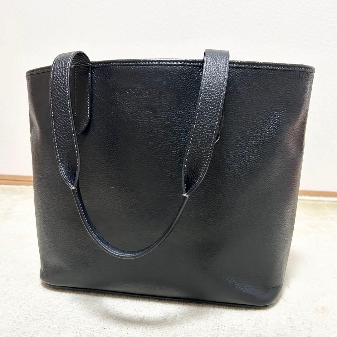 美品　コーチ　サリバントートバッグ　オールレザー　C9876 A4収納　大容量