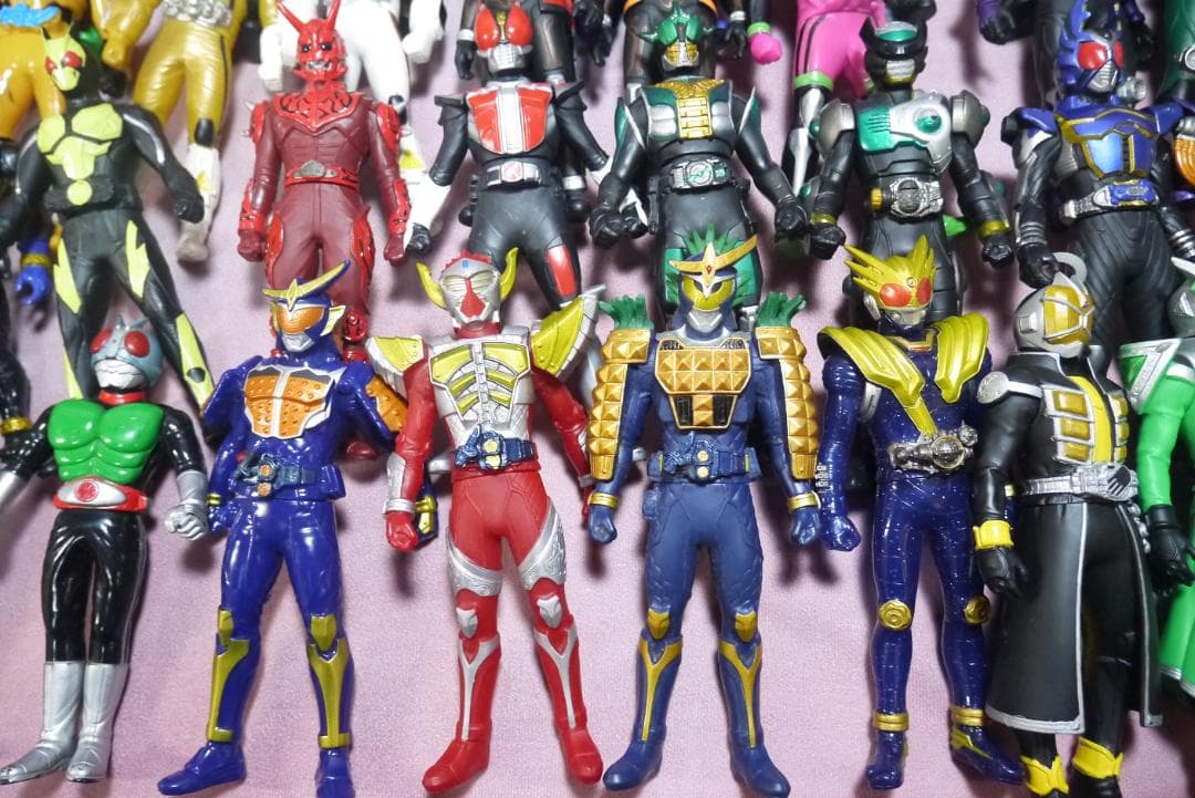 ライダーヒーローシリーズ　ビッグサイズソフビフィギュア　96体セット