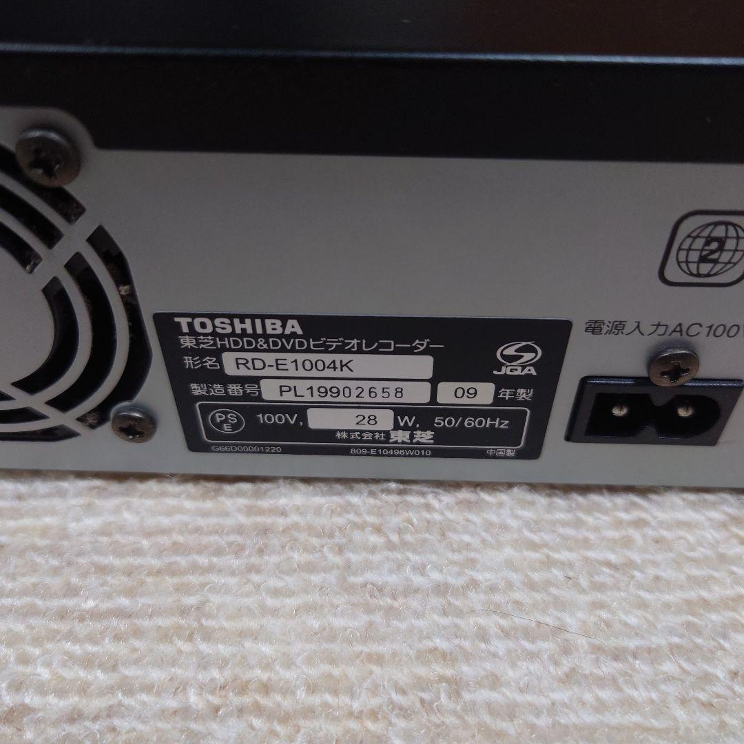 TOSHIBA VARDIA RD-E1004K DVDレコーダー