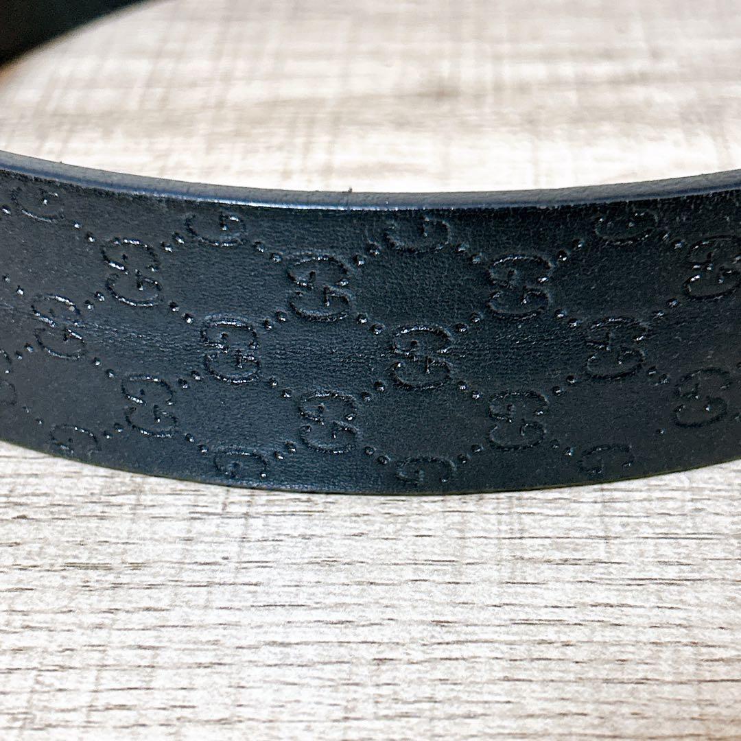 GUCCI シグネチャー レザー ベルト