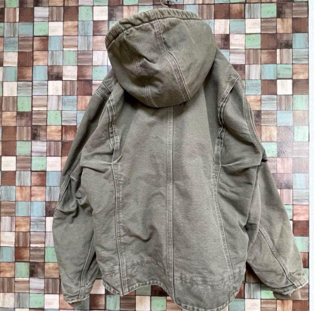 ウ*ん様 ☆レアカラー☆【カーハート】裏ボア ダックジャケット ワークジャケット