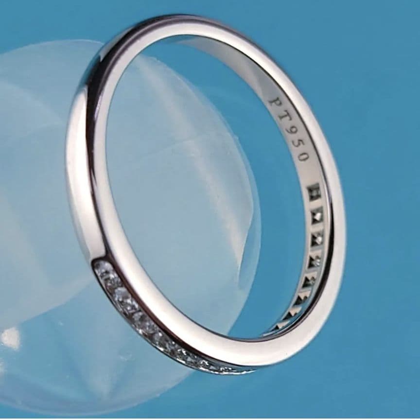 専用　ティファニー Pt950ハーフサークル ダイヤモンドリング プラチナ