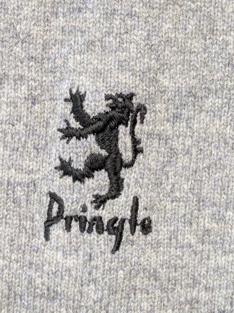 タグ付き Pringle メンズ カシミヤ Vネック セーター 112/44