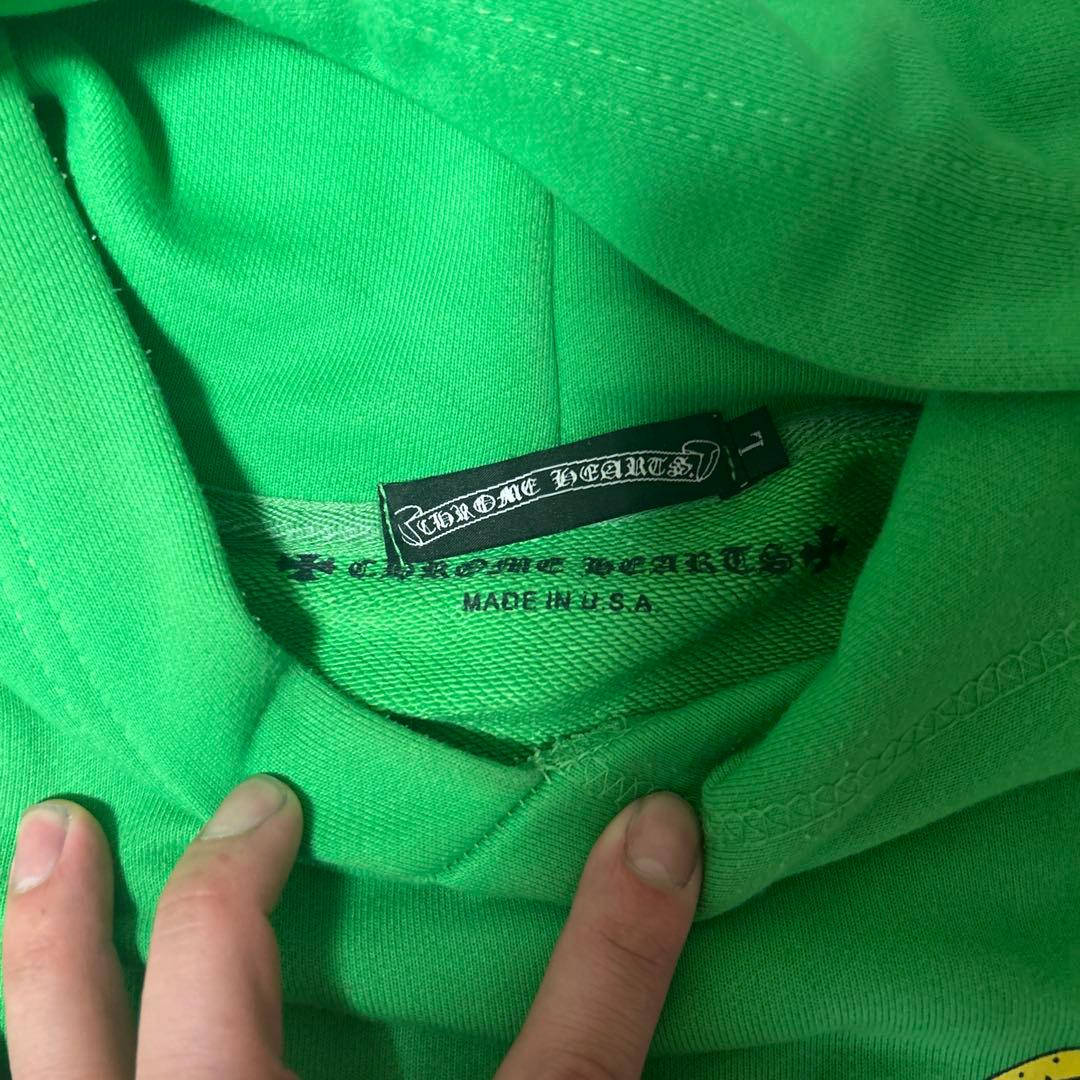 Chrome Hearts 即決価格交渉◎ グリーン フードパーカー