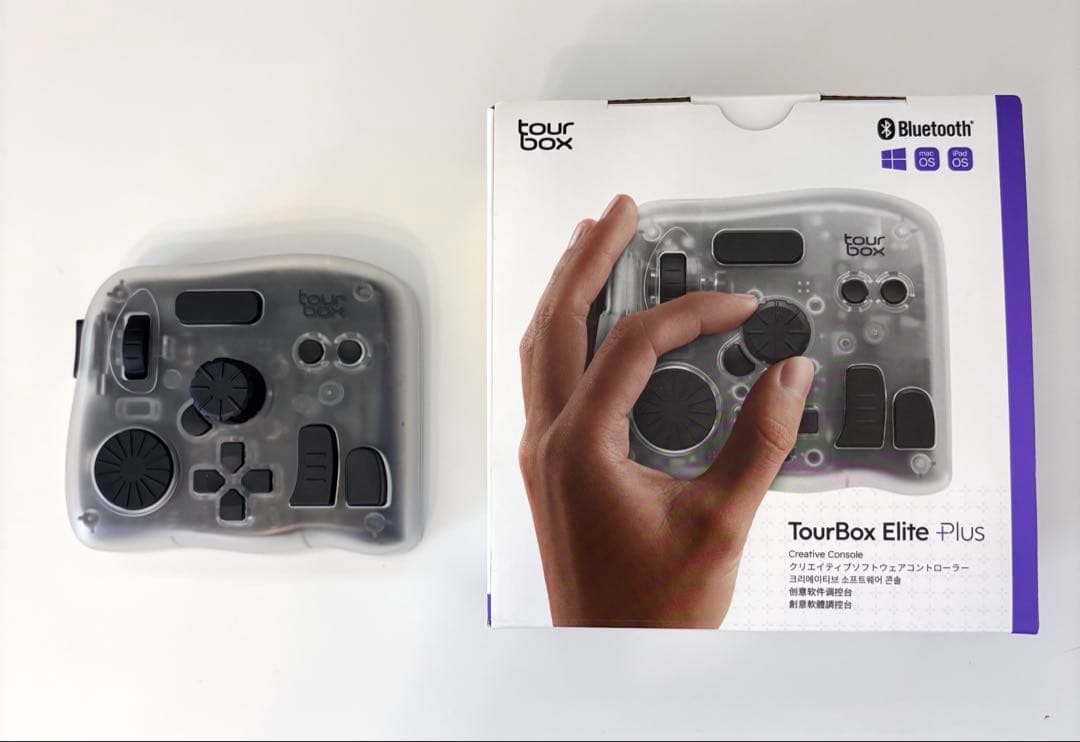 【美品】TourBox Elite Plus（左手用デバイス）iPad対応