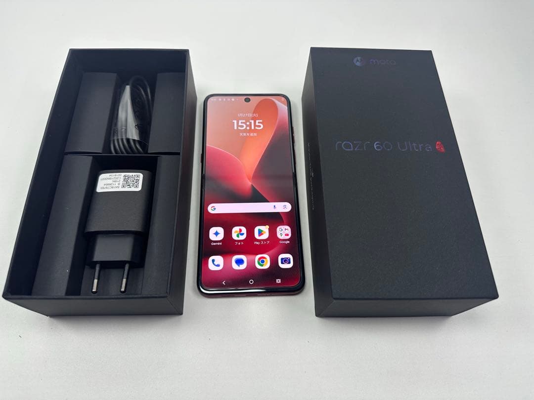美品 MOTOROLA razr 60 ultra 512GB アメリカ版