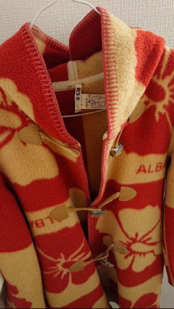 ALBA ROSA アルバローザ　ダッフル　ブランケットコート 升目コート