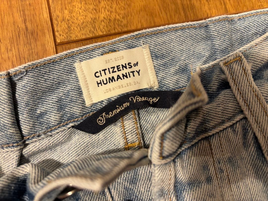 CITIZENS of HUMANITY ワイドレッグデニムライトブルー