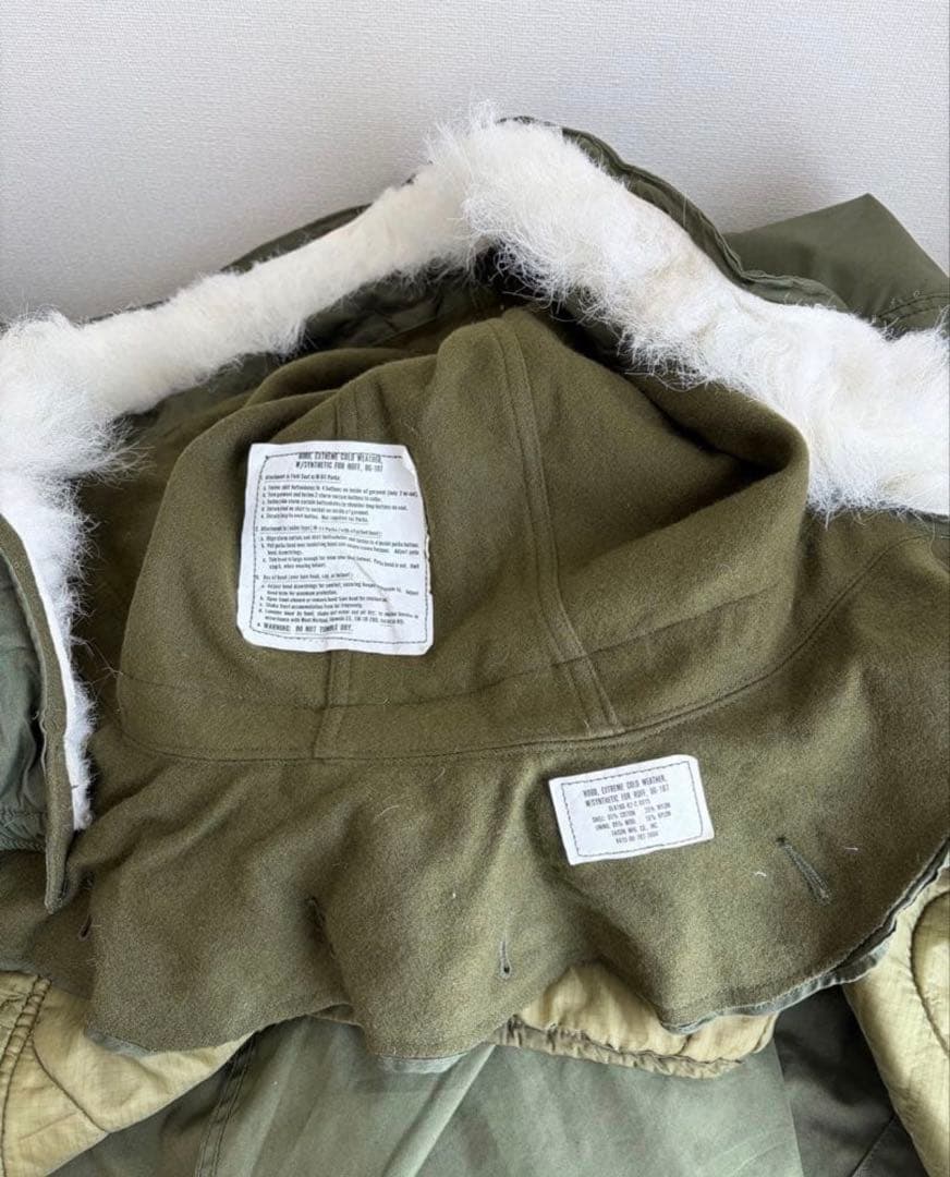m65 米軍　80s フィッシュテールパーカーデットストック　フルセットMサイズ