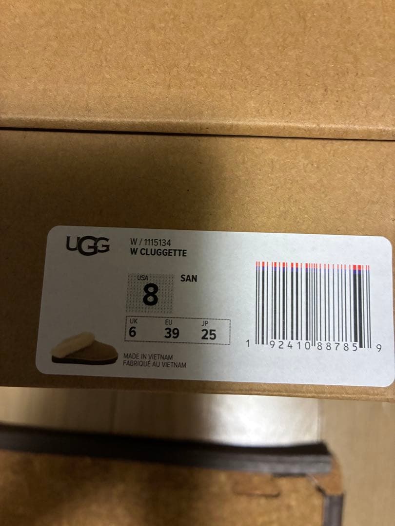 UGGアグ★新品未使用★クラゲットCluggette 25cm 8 色サンド