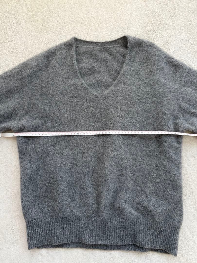 ラウンジドレス　FURカシミヤVニット