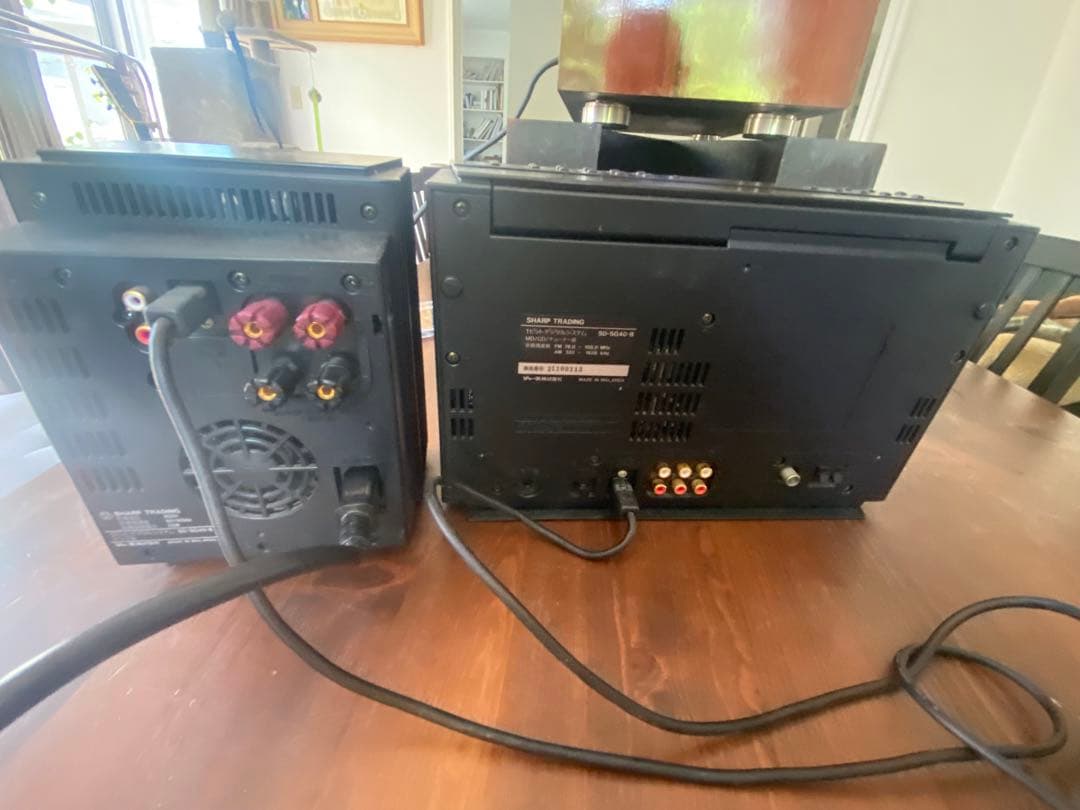 SHARPの1bit5.6MHzミニコンSD-SG40CD.MD動作ドア開閉不具