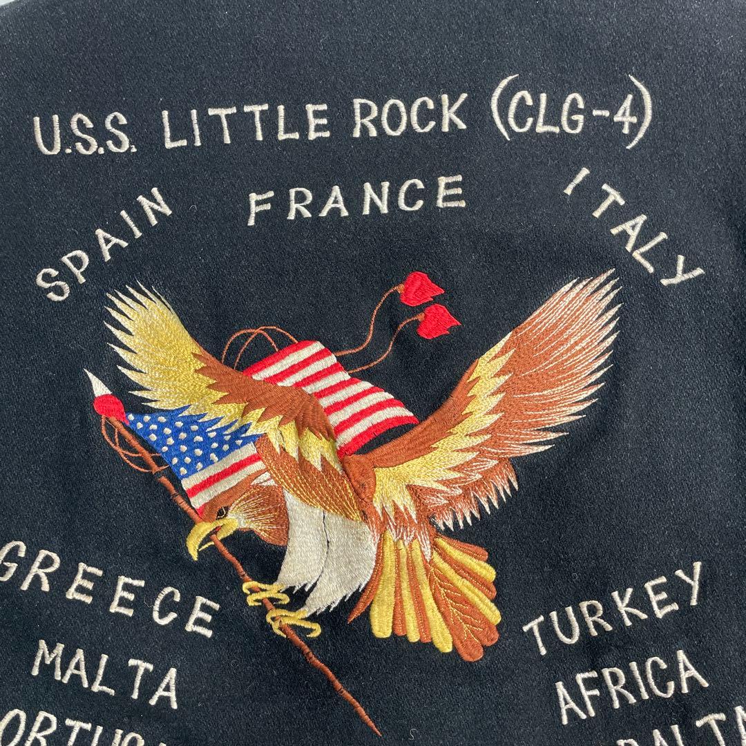 【70s】 US.NAVY ツアージャケット スカジャン スーベニア 50s