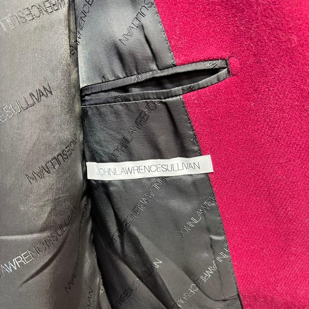 希少 美品 ジョンローレンスサリバン ウール デザイン チェスターコート S