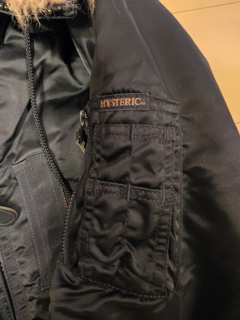 ヒステリックグラマー モッズコート N3B ヒスガール ブラック