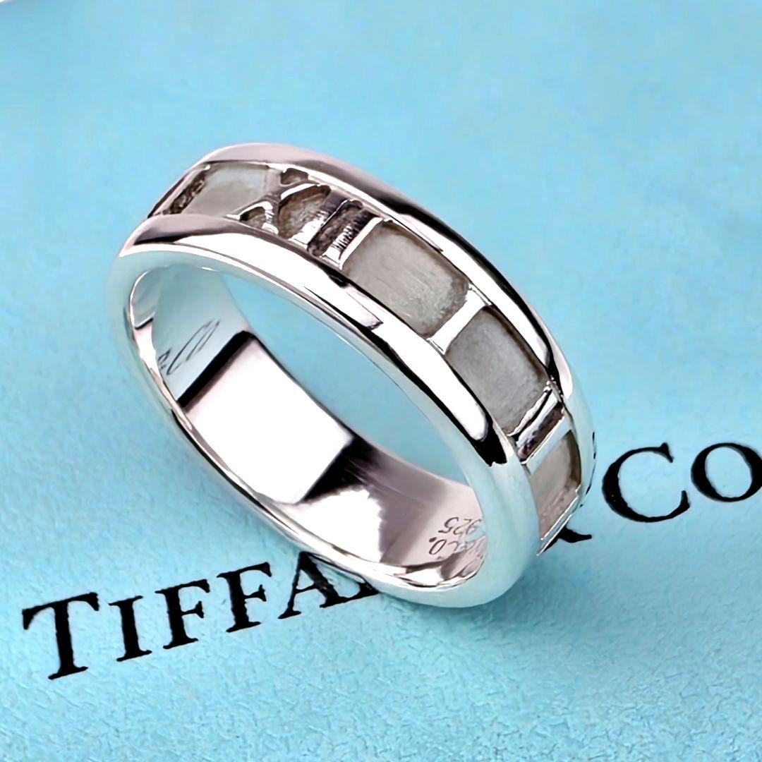 美品 ティファニー TIFFANY&Co. アトラス リング 指輪 14号