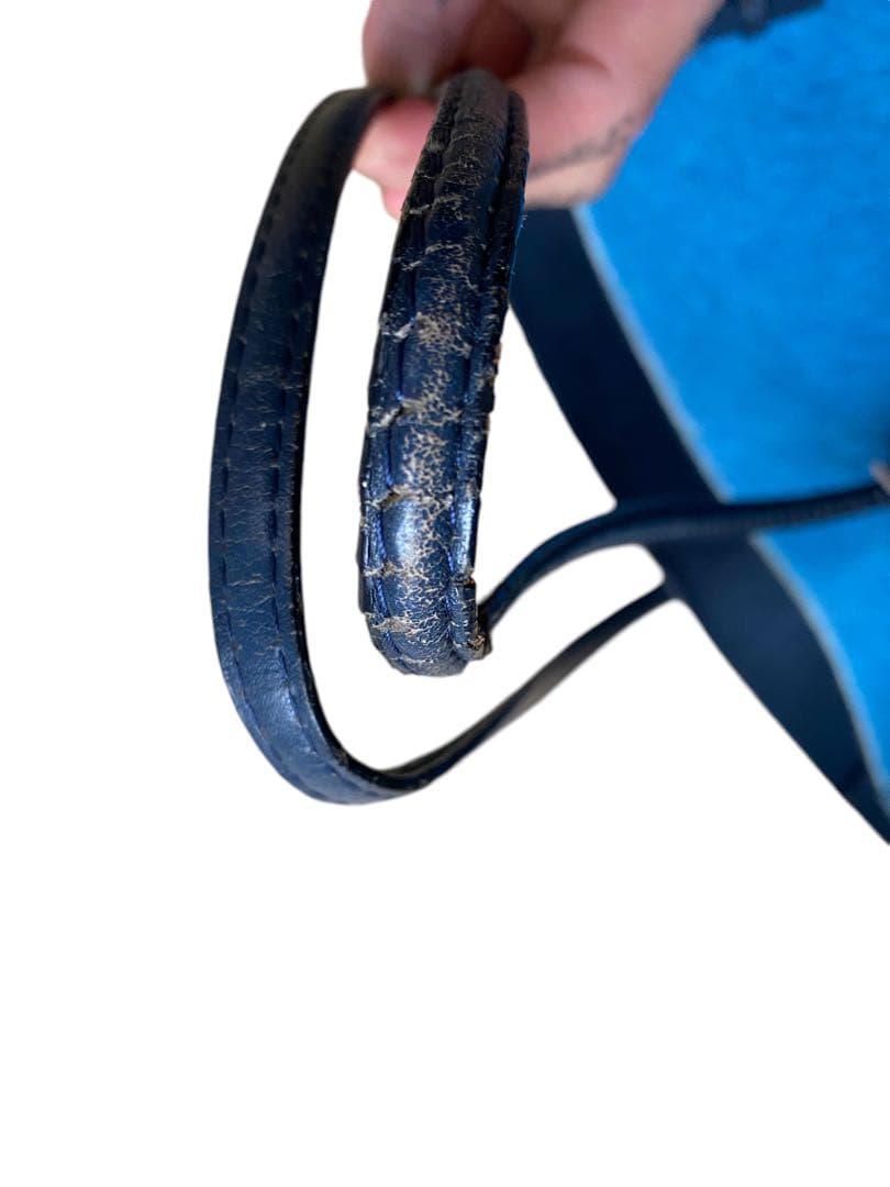 amantes amentes ハラコ バッグ ブルー