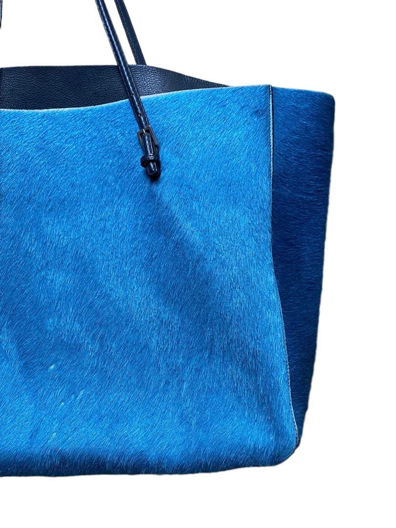 amantes amentes ハラコ バッグ ブルー