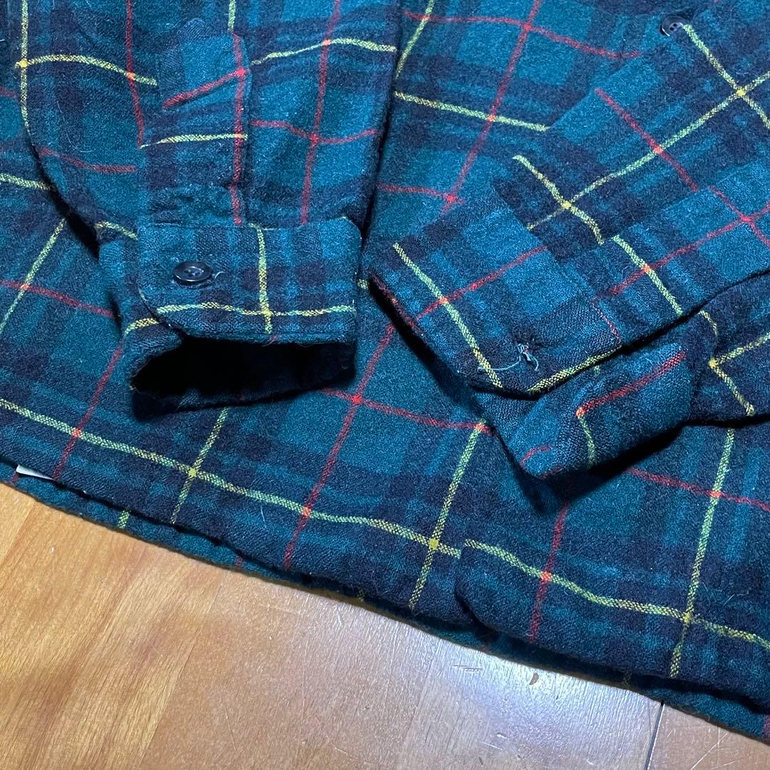 さ*み様 70s PENDLETON Board Shirt USA製 グリーン