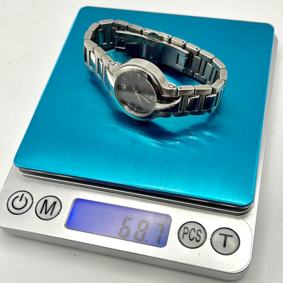 【新品電池/稼動品】GUCCI グッチ 8900L デイト シルバー 黒文字盤