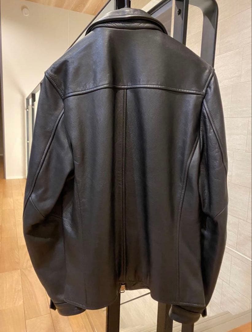 【試着のみ】Lounge lizard レザーライダース ブラック