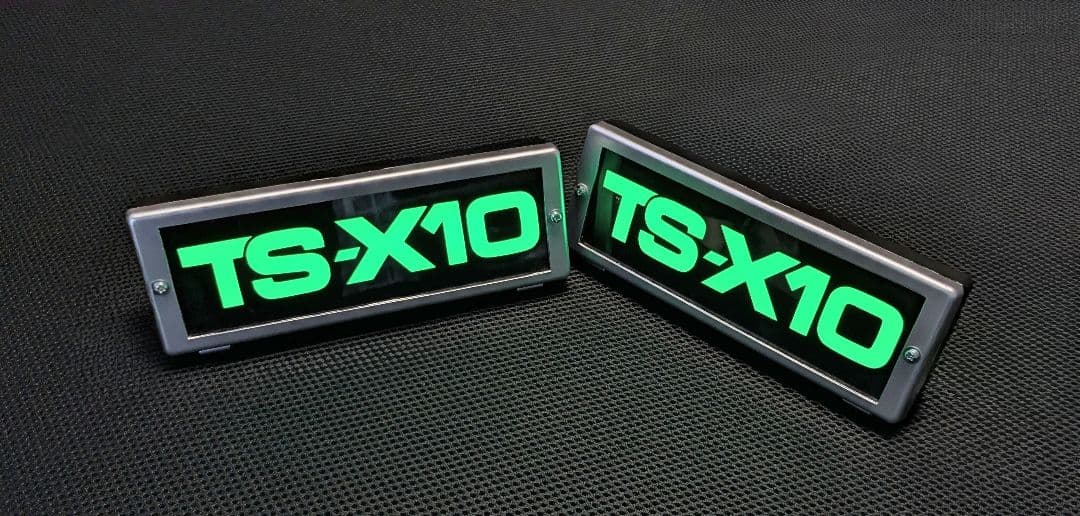 TS-X 10 旧車イルミネーション　LEDサイン　街道レーサー　置き型　2個