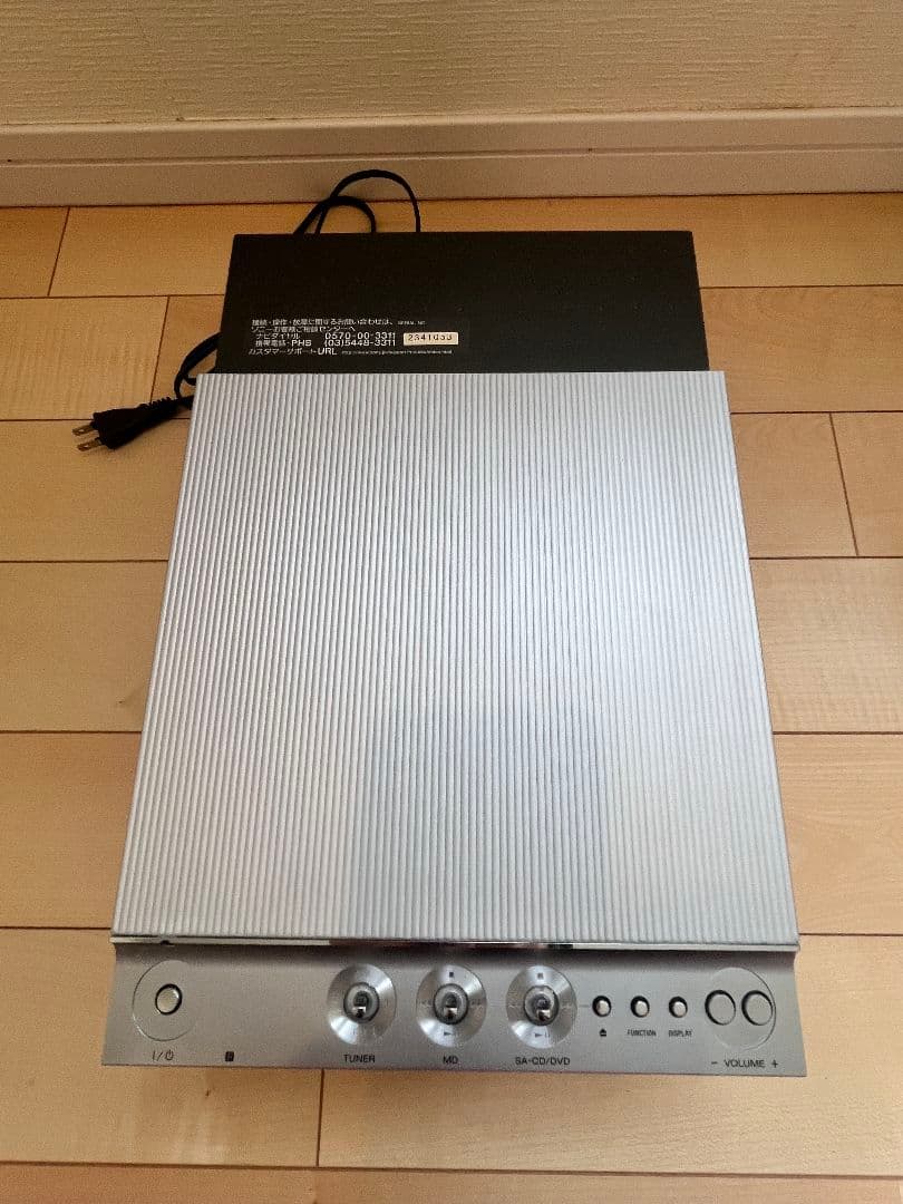 SONY DVDコンポ シルバー