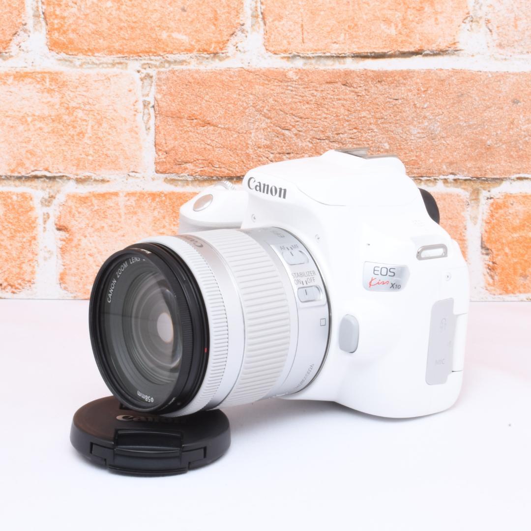 カメラ女子必見✨Wi-Fi機能✨Canon Kiss X10✨ホワイト