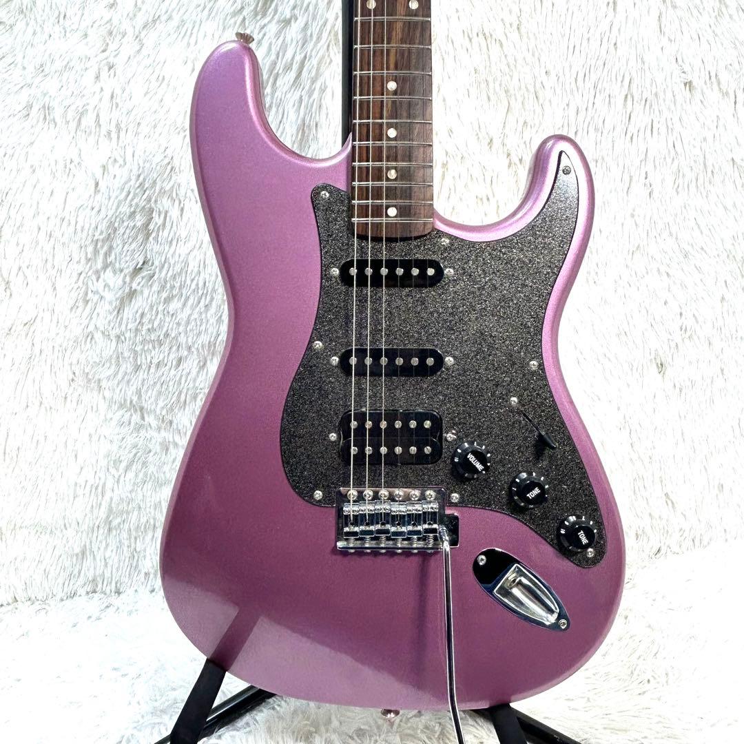 【美品レアカラー】Squier Fenderストラト バーガンディミスト