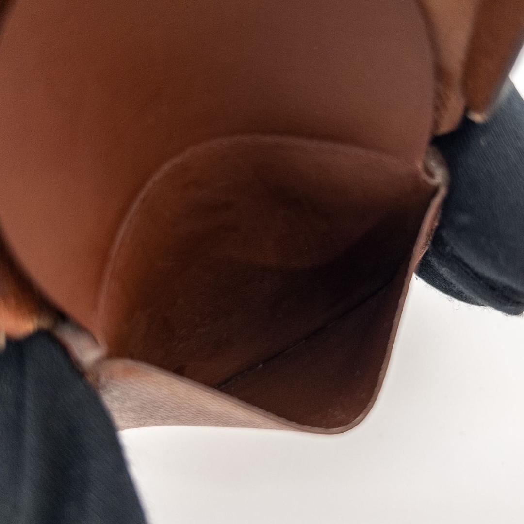 【極美品】ルイヴィトン　ポルトフォイユキュベット　モノグラム　ケース　茶色