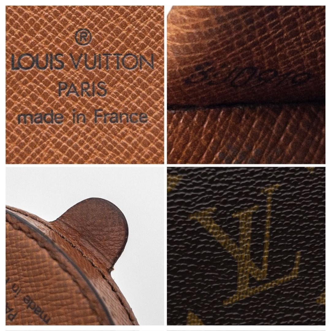 【極美品】ルイヴィトン　ポルトフォイユキュベット　モノグラム　ケース　茶色