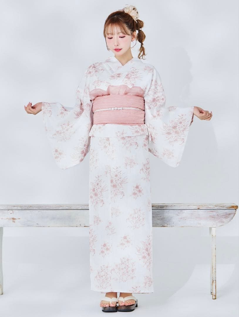 MISTREASS×sugar 浴衣３点セット 浴衣/帯/下駄