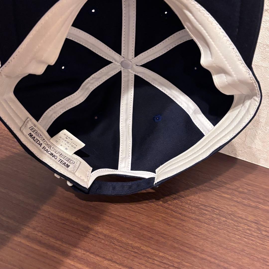 MAZDASPEED　マツダレーシングチーム　キャップ　日本製　ネイビー
