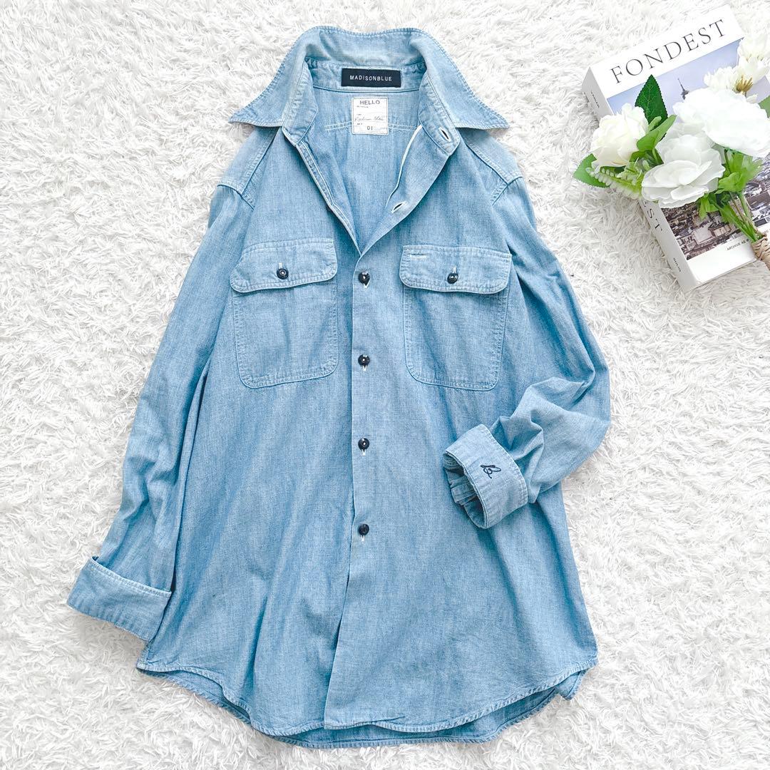 good44★様　マディソンブルー ハンプトン シャンブレーシャツ 01