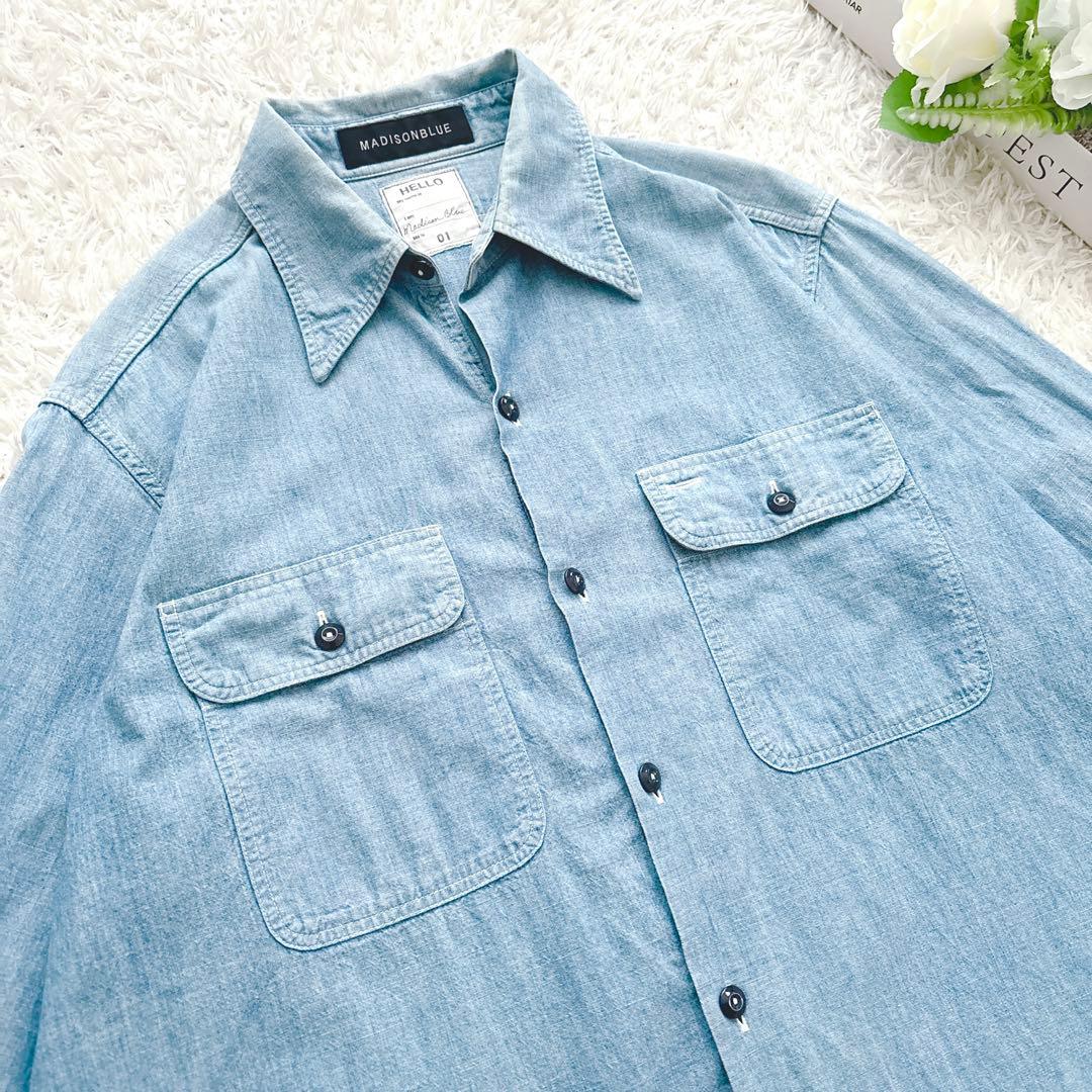 good44★様　マディソンブルー ハンプトン シャンブレーシャツ 01
