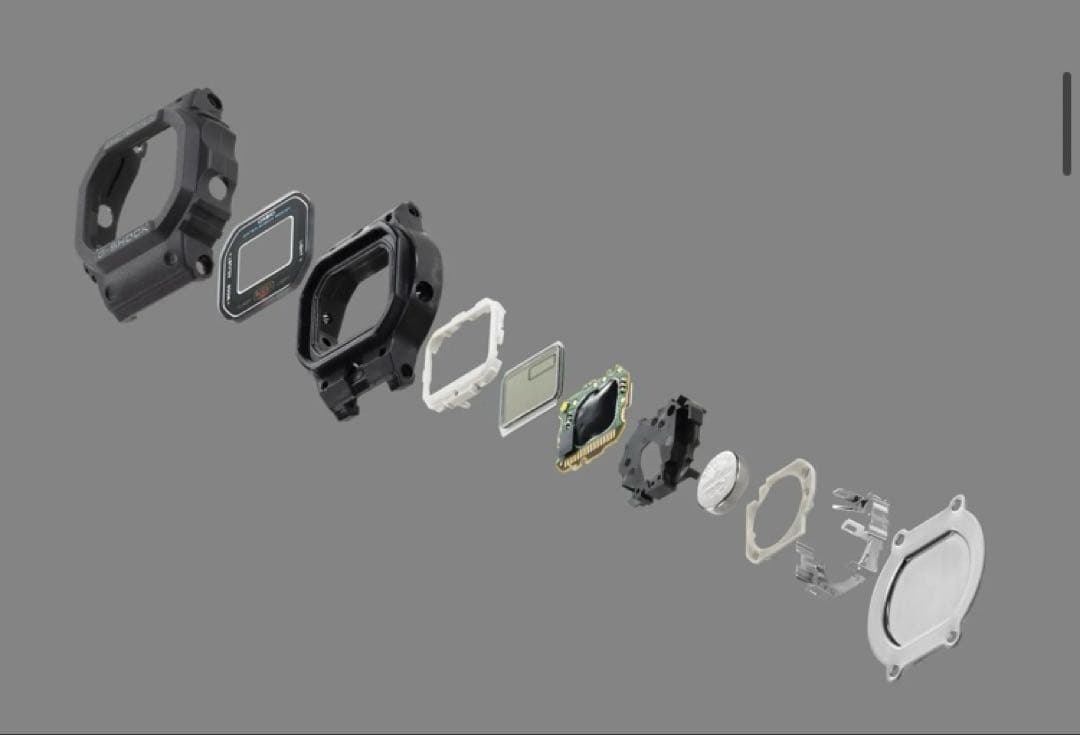 CASIO G-SHOCK DWN-5600-9JR イエロー　リングウォッチ