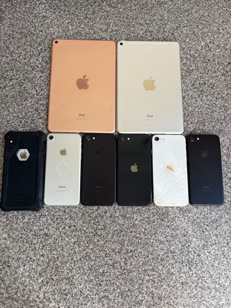 iPad 2台 iPhone 6台 ジャンク まとめ売り 合計8台