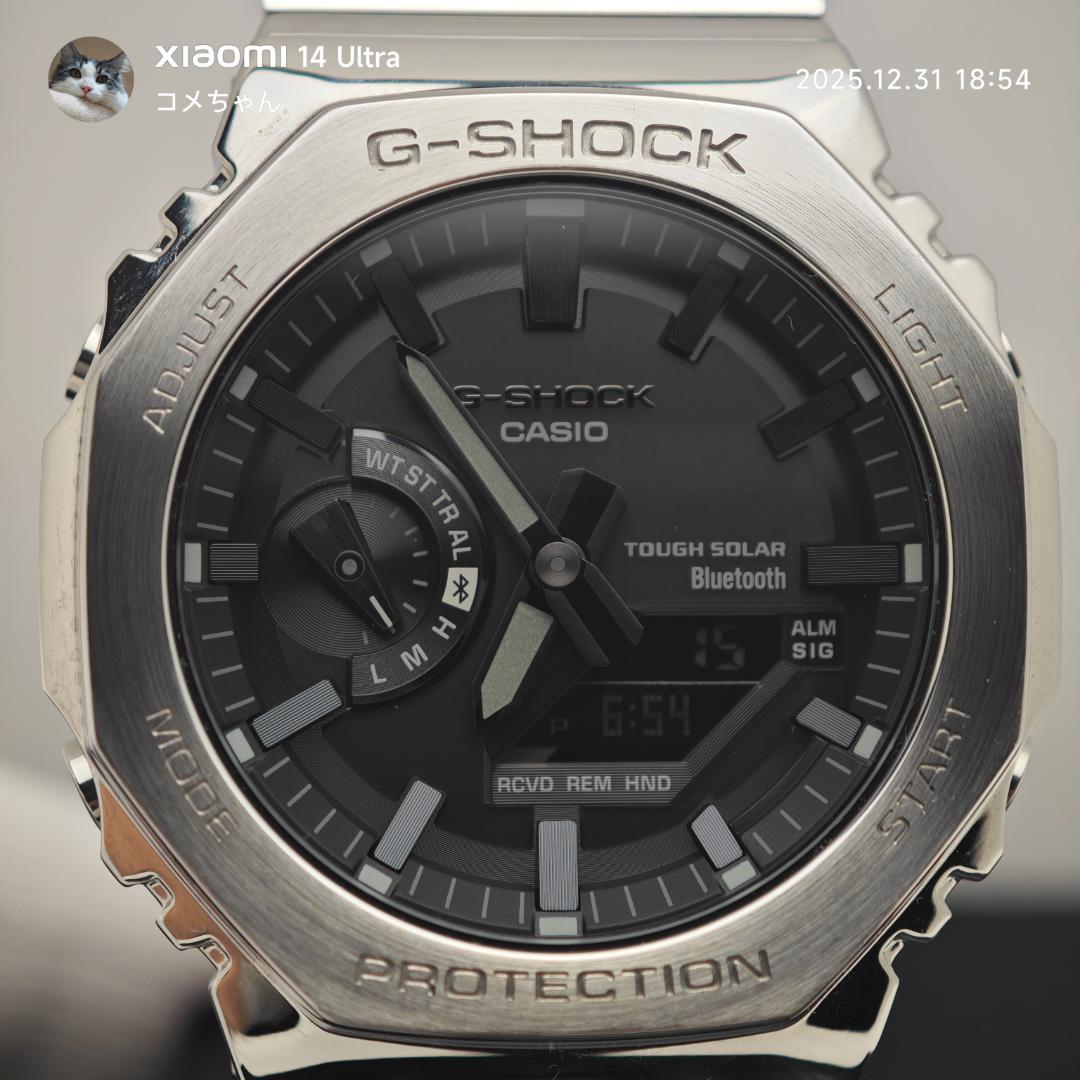 【美品】カシオ G-SHOCK　GM-B2100D-1AJF