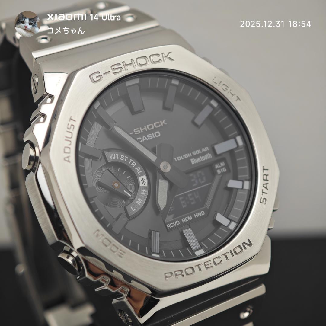 【美品】カシオ G-SHOCK　GM-B2100D-1AJF