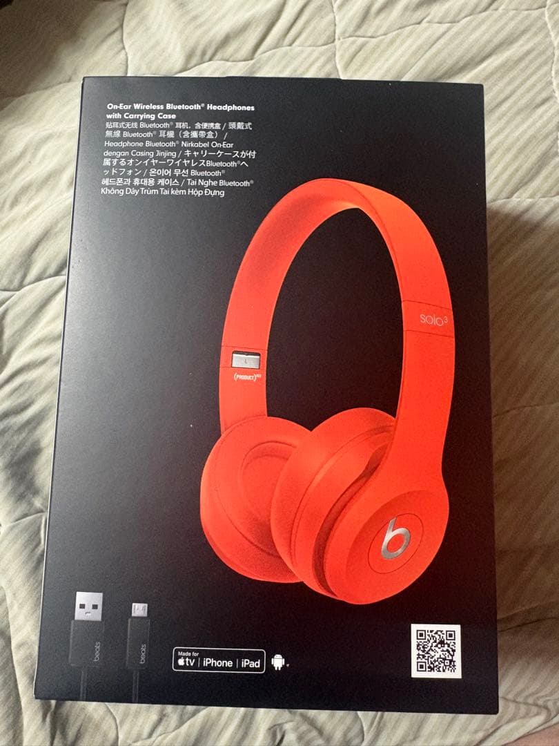 BEATS SOLO3 ワイヤレスヘッドフォン スペシャルエディション レッド