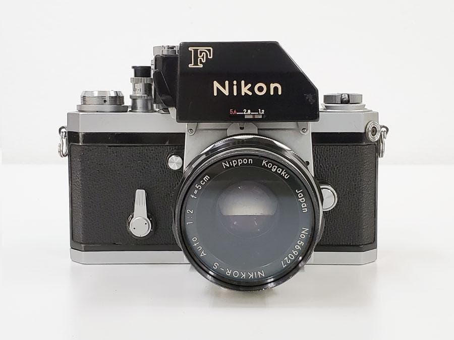 Nikon Fボディ NIKKOR-S F2レンズ、フォトミックファインダー付き