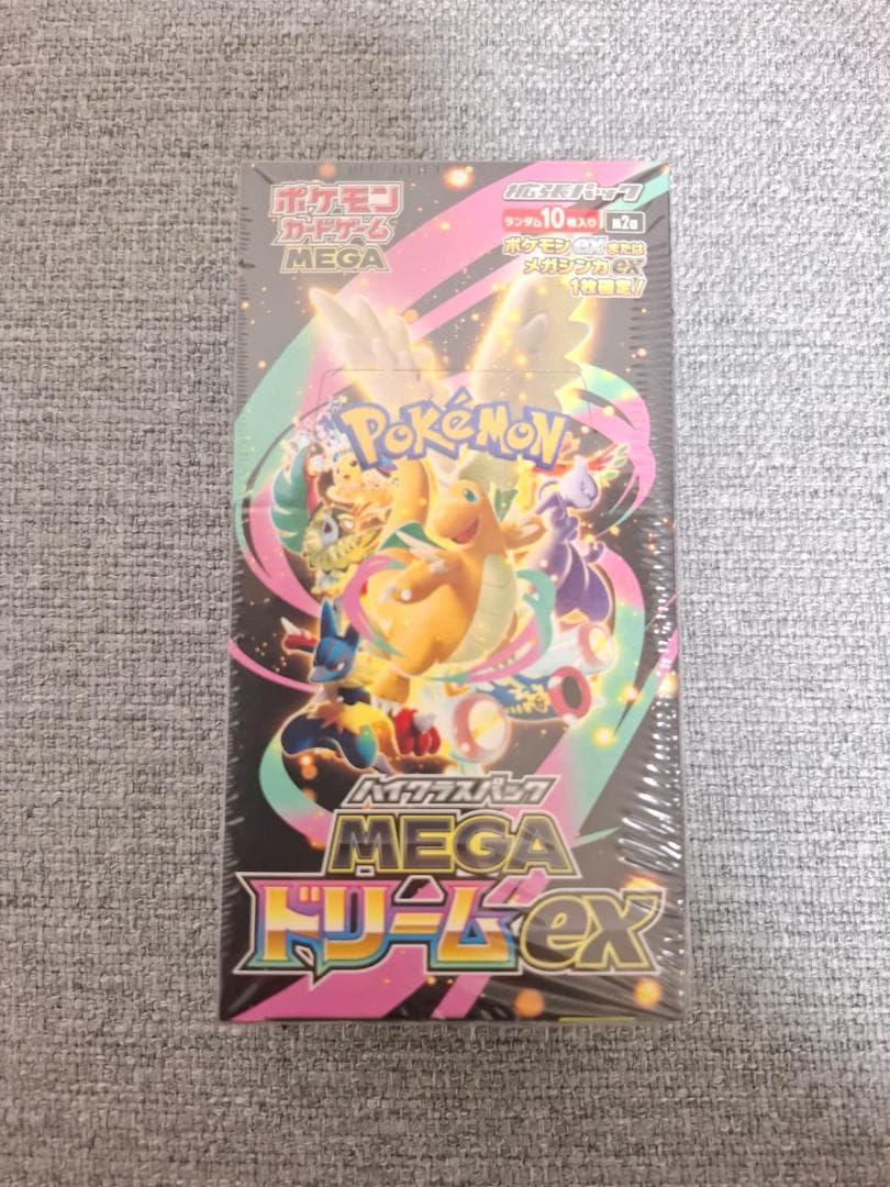 ポケモンカードゲーム MEGAドリームexシュリンク付き新品未開封
