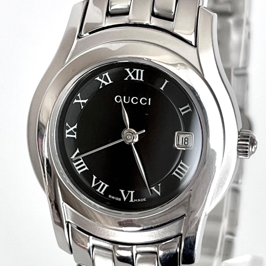 グッチ GUCCI 5500L レディース腕時計 磨き済み 電池新品 s2202