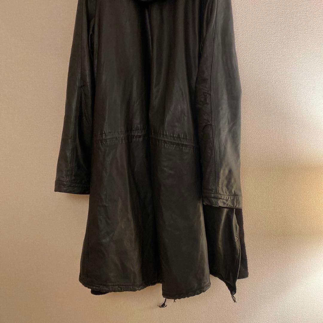 シシ　sisii メンズ　レザージャケット　モッズコート