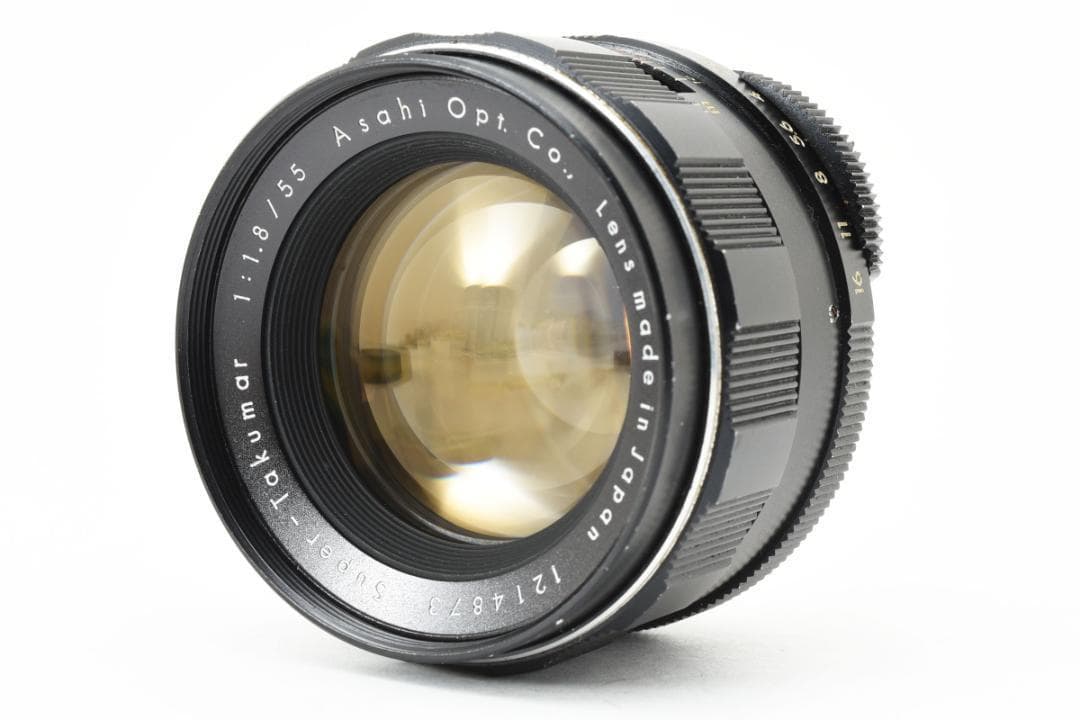 ☆前期型☆ Super Takumar 55mm F1.8 フード付 F0115