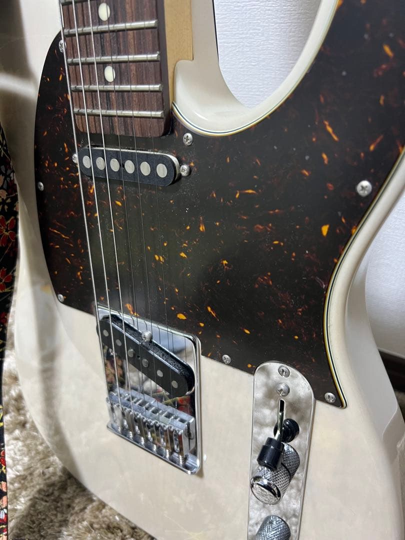 テレキャスターエレキギター ホワイト　シェクター　SCHECTER TKモデル