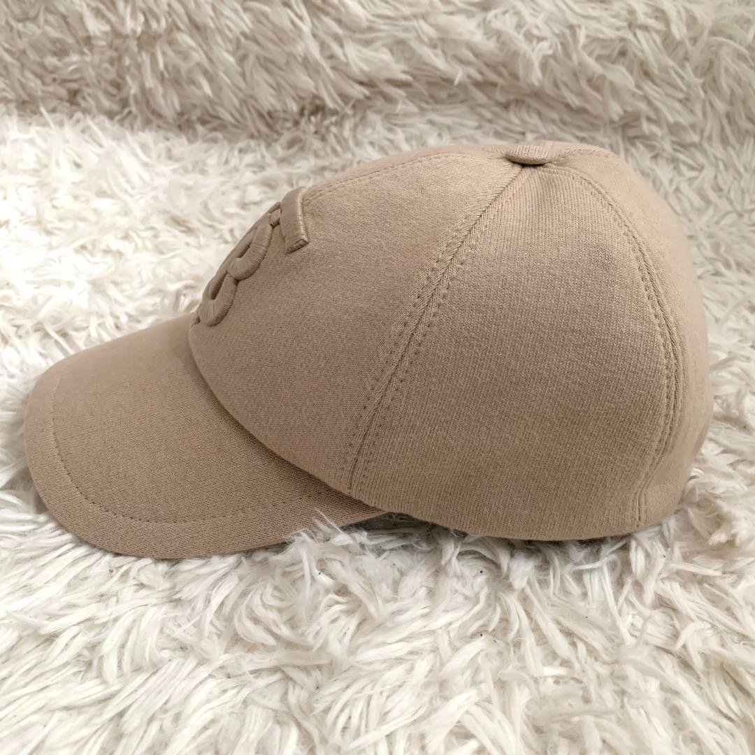 未使用級✨バーバリー 現行 キャップ TBロゴ 刺繍 ベージュ ユニセックス