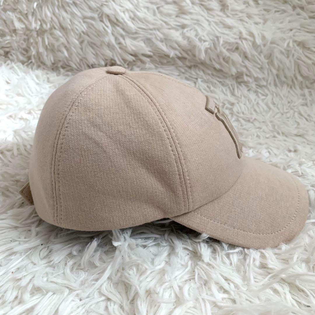 未使用級✨バーバリー 現行 キャップ TBロゴ 刺繍 ベージュ ユニセックス