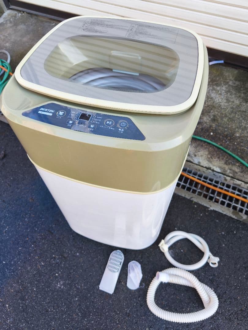 関東限 分解清掃済 コンパクト洗濯機 小型洗濯機 セカンド洗濯機